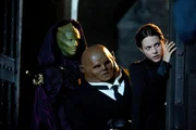 Picture Shows: Vastra (NEVE MCINTOSH), Strax (DAN STARKEY), Jenny (CATRIN STEWART) Picture Shows: Vastra (NEVE MCINTOSH), Strax (DAN STARKEY), Jenny (CATRIN STEWART)