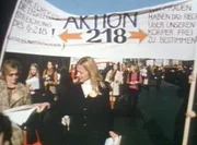 Demonstration gegen den Paragraphen 218.