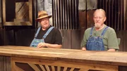 Mark and Digger at Judge's table Mark and Digger at Judge's table