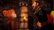 König Uther überführt Guinevere, die heimlich am Bogenschützen-Turnier teilgenommen hat. König Uther überführt Guinevere, die heimlich am Bogenschützen-Turnier teilgenommen hat.