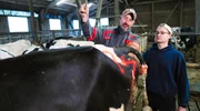 Kühe Besamen gehört dazu: Ausbilder Sönke (l.) mit Azubi und zukünftigem Landwirt Jeffrey. Kühe Besamen gehört dazu: Ausbilder Sönke (l.) mit Azubi und zukünftigem Landwirt Jeffrey.