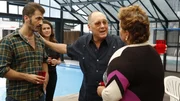 L-R: Joe 'Smokey' Putnum (Michael Aronov), Elizabeth Keen (Megan Boone), Raymond 'Red' Reddington (James Spader)