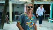 Heino stands at the barbecue table wearing sunglasses, looking forward to the test cookout Heino stands at the barbecue table wearing sunglasses, looking forward to the test cookout