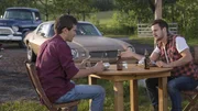Ty (Graham Wardle, l.), Joe (Tyler Hynes)