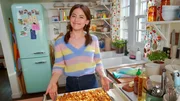 Portrait shot of Molly Yeh making her Spicy Ranch Snack Mix, as seen on Girl Meets Farm, season 8. Portrait shot of Molly Yeh making her Spicy Ranch Snack Mix, as seen on Girl Meets Farm, season 8.