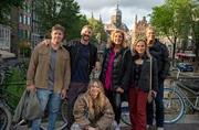 Sightseeing in Amsterdam: Matthias Steiner, Jochen Schropp, Evelyn Weigert, Bettina Tietjen, Regina Halmich, Sven Martinek Sightseeing in Amsterdam: Matthias Steiner, Jochen Schropp, Evelyn Weigert, Bettina Tietjen, Regina Halmich, Sven Martinek