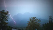 Gewitter im Einsatzgebiet der Bergwacht Grainau. Gewitter im Einsatzgebiet der Bergwacht Grainau.