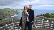Nicole Boothman-Shepard(L), Thomas Shepard(R) standing, smiling, ocean in the background, Sao Miguel, Azores, Portugal Nicole Boothman-Shepard(L), Thomas Shepard(R) standing, smiling, ocean in the background, Sao Miguel, Azores, Portugal