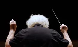 Dirigent Simon Rattle. Weiteres Bildmaterial finden Sie unter www.br-foto.de.