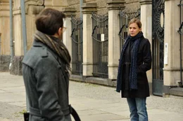 Martin Kreye (Franz Dinda, l.) und Nina Phillips (Bernadette Heerwagen, r.) - ein Paar?