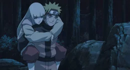 Als ein m&auml;chtiger D&auml;mon ins Reich der Lebenden zur&uuml;ckkommt, beschlie&szlig;t Naruto (r.), die Schamanin Shion (l.) zu besch&uuml;tzen, denn sie ist die einzige, die &uuml;ber die n&ouml;tige Macht verf&uuml;gt, um den D&auml;mon wieder zu verbannen ...