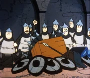 Die D&auml;nen sind in kriegerischer Stimmung. Keine guten Aussichten f&uuml;r die Wikinger.