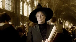 Professor Minerva McGonagall (Maggie Smith).