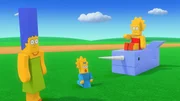 (v.l.n.r.) Marge; Maggie; Lisa (v.l.n.r.) Marge; Maggie; Lisa