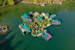 Vancouver Island &ndash; Eine Insel, ganz Kanada Kleine Siedlung vor Vancouver Island  Copyright: SRF/NDR/nonfictionplanet/Eddy Zimmer