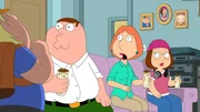 (v.l.n.r.) Chris Griffin; Peter Griffin; Lois Griffin; Meg Griffin