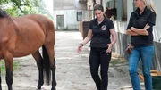 Katja Schnabel und Osteopathin Claudia Neeff