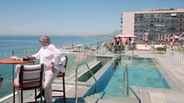 Juan Carlos Teuma auf einer Dachterrasse in Marbella.