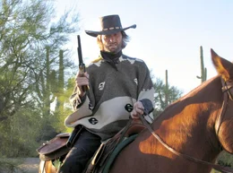 Joe Dimmick als Clint Eastwood Darsteller.
