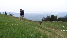 Reinhard Haller und Josef Metzler auf der Hohen Kugel