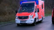 Der Rettungswagen im Einsatz.