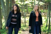 Drea Mikami (Ellen Tamaki, l.); Michaela Stone (Melissa Roxburgh, r.) Drea Mikami (Ellen Tamaki, l.); Michaela Stone (Melissa Roxburgh, r.)