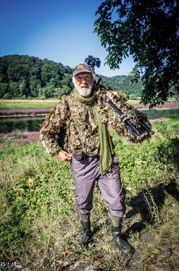 Ulrich M&uuml;ller, Naturfotograf aus Basdorf im Kellerwald.