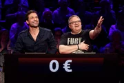 Rateteam-Kapitän Elton (r.) mit Schauspieler Kai Schumann (l.). Rateteam-Kapitän Elton (r.) mit Schauspieler Kai Schumann (l.).