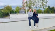 Letzte Verschnaufpause f&uuml;r Natalia Alda und Patrick Weber vor der Er&ouml;ffnung. So ruhig wird es hier oben nie wieder sein. Denn die meisten bepflanzten Bereiche der f&uuml;nf neuen Etagen auf dem Bunkerdach werden kostenlos f&uuml;r alle Menschen begehbar sein.