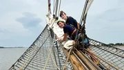 Das Schulschiff „Großherzogin-Elisabeth“ hat seinen Heimathafen in Elsfleth. Klettern gehört hier zur Matrosen-Ausbildung. Das Schulschiff „Großherzogin-Elisabeth“ hat seinen Heimathafen in Elsfleth. Klettern gehört hier zur Matrosen-Ausbildung.