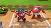 Flip und Jett spielen Badminton gegen die Zwillinge. Schaffen sie es, die beiden wieder auf Erfolgskurs zu bringen? Flip und Jett spielen Badminton gegen die Zwillinge. Schaffen sie es, die beiden wieder auf Erfolgskurs zu bringen?