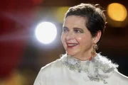 Isabella Rossellini auf dem roten Teppich des Locarno Film Festivals