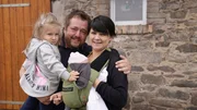 Filipe, Ricarda mit Tochter Isabella und Baby Sofia. Filipe, Ricarda mit Tochter Isabella und Baby Sofia.