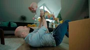 Manuel mit Sohn Matz. Manuel mit Sohn Matz.