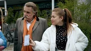 Ingo Len&szlig;en (l.); Sarah Gr&uuml;ner (r.)