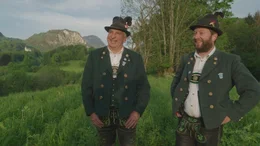 Matthias Ringelst&auml;tter und Rudi Potschacher haben das Kommando bei den B&ouml;llersch&uuml;tzen von Karlstein.