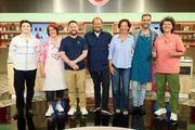 Gruppenfoto von links: Kandidaten Leo Doppler, Cornelia Koall, Benedikt Siebert, Moderator Bj&ouml;rn Freitag, Kandidaten Heike Benneker, Fabian Mahler und Silke Kalien