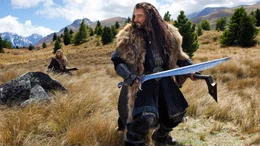 (L-r) DEAN O&rsquo;GORMAN as Fili and RICHARD ARMITAGE as Thorin Oakenshield