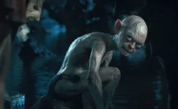 Im Abgrund der Goblinh&ouml;hle trifft Bilbo auf Gollum (Andy Serkis).    +++ Die Verwendung des sendungsbezogenen Materials ist nur mit dem Hinweis und Verlinkung auf RTL+ gestattet. +++
