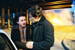 Lena Schumann (Annett Renneberg, l.) und Paul Meinold (Heikko Deutschmann, r.)