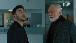 L-R: Jonathan Rhys Meyers as Sean Quinn, Jon Voight as Patrick "Paddy" Quinn