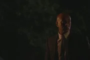 Demery looks around at night. Demery looks around at night.