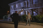 Demery surprises a male outside of the apartment. Demery surprises a male outside of the apartment.
