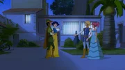 (v.l.) vor dem Ball: Angelo und Lena sowie Nico und Anna (v.l.) vor dem Ball: Angelo und Lena sowie Nico und Anna