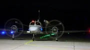 Ein Ambulanz-Jet kommt in Frankfurt an. Ein Ambulanz-Jet kommt in Frankfurt an.