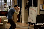 Sheldon will dahinterkommen, warum Elektronen sich beim Durchqueren einer Graphen-Schicht so verhalten, als hätten sie keine Masse. Dieses Problem raubt ihm sowohl den letzten Nerv als auch den Schlaf ... Sheldon will dahinterkommen, warum Elektronen sich beim Durchqueren einer Graphen-Schicht so verhalten, als hätten sie keine Masse. Dieses Problem raubt ihm sowohl den letzten Nerv als auch den Schlaf ...