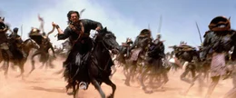 Im Kampf gegen die Mumie: Ardeth Bay (Oded Fehr, vorne) ...