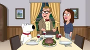 (v.l.n.r.) Brian Griffin; Mr. Henderson; Mrs. Henderson
