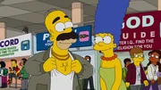 Homer wird wegen eines Fotos, das Marge gepostet hatte, gefeuert und heuert in einem griechischen Restaurant als Tellerw&auml;scher an.