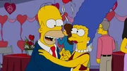 Sind glücklich miteinander: Homer (l.) und Marge (r.) ... Sind glücklich miteinander: Homer (l.) und Marge (r.) ...